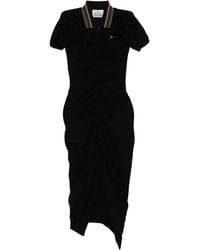 Vivienne Westwood - Robe Évasée À Col Polo - Lyst