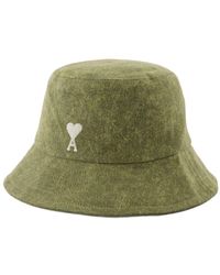 Ami Paris - Bestickter Eimerhut - Lyst