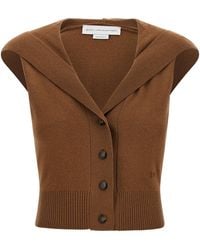 Stella McCartney - 'Cosy Knit Hood' Top - Lyst