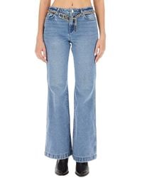 MICHAEL Michael Kors - Flare Fit Jeans - Lyst
