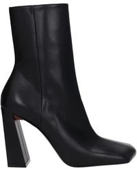 AMINA MUADDI - Boots Marine Leather - Lyst