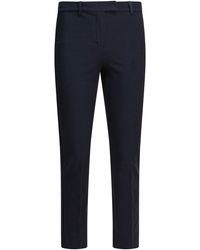 Max Mara - Stretch Cotton Blend Pants - Lyst