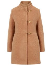 Fay - Coats Kameel - Lyst