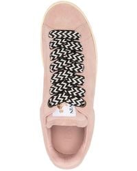 Lanvin - Lite Curb Low Top Sneakers - Lyst