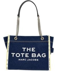 Marc Jacobs - 'The Denim Chain Medium Tote' Shoulder Bag - Lyst