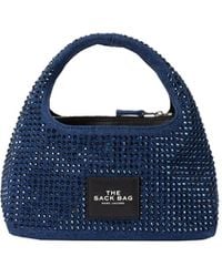 Marc Jacobs - The Crystal Denim Mini Sack Bag - Lyst