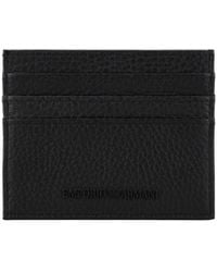 Emporio Armani - Brieftaschen schwarz - Lyst