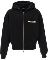 Jacquemus - Le Hoodie Grosgrain Zippé - Lyst