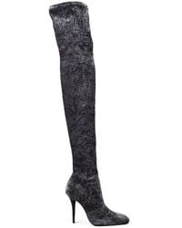 Saint Laurent - Talia Thigh-High Boots - Lyst