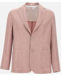 Barba Napoli - Blazer Di Lino Di Seta - Lyst