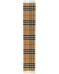 Burberry - Check Cashmere Scarf - Lyst
