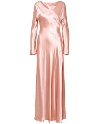 Alberta Ferretti - Kleider Puderrosa - Lyst