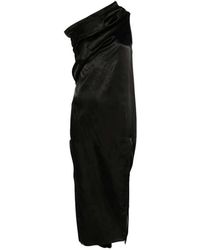 Rick Owens - Athena Arrowhead Asymmetrische Midi-Jurk - Lyst