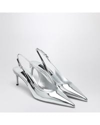 Dolce & Gabbana - Pointed Design Slingback Pumps With Ankle Strap - Lyst