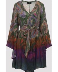 Etro - Mini Dress - Lyst
