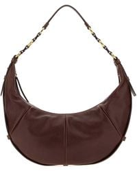 Saint Laurent - Brown Leather Saharienne Shopping Bag - Lyst