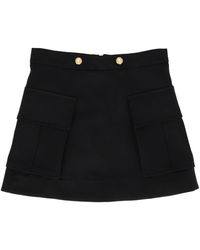 Balmain - Geweven Rok - Lyst
