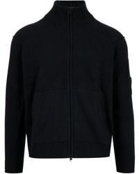 C.P. Company - Cp Company Truien Zwart - Lyst