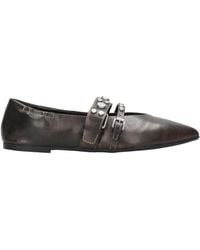 Ash - As Platte Schoenen Zwart - Lyst