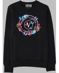Versace Jeans Couture - 100% Cotton Sweatshirt - Lyst