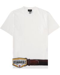 DSquared² - T Shirt "Iconique" Con Stampa - Lyst