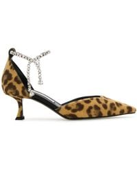 Jimmy Choo - Printed Calf Hair Stevie 50 Pumps - Lyst