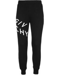 Givenchy - Katoen Logo Broek - Lyst