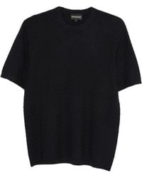 Emporio Armani - Knitted T-Shirt - Lyst