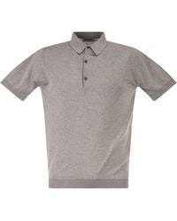 John Smedley - Adrian Cotton Short Sleeved Polo Shirt - Lyst