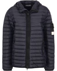 Stone Island - Packable Lightweight Down Jacket With Hood - Lyst