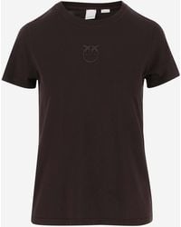 Pinko - Cotton T Shirt With Logo - Lyst