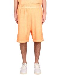 Marcelo Burlon - Bermuda With Logo - Lyst