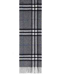 Burberry - 'Mu Giant Check' Cashmere Scarf - Lyst