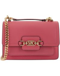 MICHAEL Michael Kors - Heather Extra-small Leather Shoulder Bag - Lyst