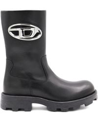 DIESEL - D-Hammer Biker Boots - Lyst