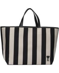 Ami Paris - Ami De Coeur Medium Cotton Polyester Polyurethane Shoulder Bag - Lyst