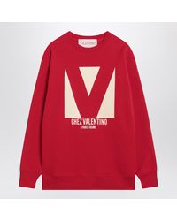 Valentino - Sweatshirt With Chez Print - Lyst