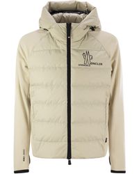 Moncler - Gepolstertes Sweatshirt mit Reißverschluss - Lyst