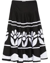Antik Batik - Cadix Maxi-Rok Met Bloemenprint - Lyst