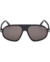 Tom Ford - Zonnebril Ft1178 01 A Erol Zwart/grijs Gradiënt Heren - Lyst