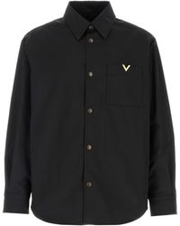 Valentino Garavani - Stretch Polyester Shirt - Lyst