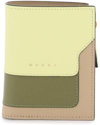 Marni - Multicolored Saffiano Leder BI Fold Brieftasche - Lyst