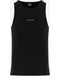 44 Label Group - Cotton Tank Top With Logo - Lyst