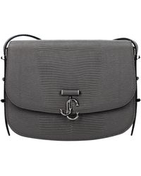 Jimmy Choo - Crossbody Bags Leather/Gunmetal - Lyst