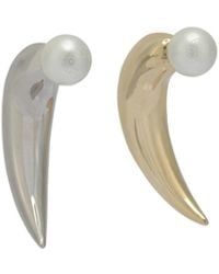 PUCCI - Horn Earrings With Pearl - Lyst