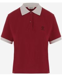Versace - Cotton Polo Shirt - Lyst