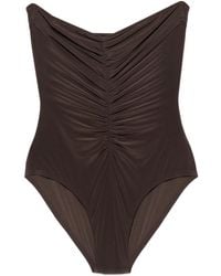 Norma Kamali - Strapless One Piece - Lyst