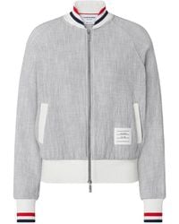 Thom Browne - Rwb Cotton Bomber Jacket - Lyst