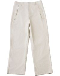 Hiking Patrol - Path Linen Cotton Mixed Trouser - Lyst