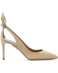 Aquazzura - Bow Tie 85 Pumps - Lyst